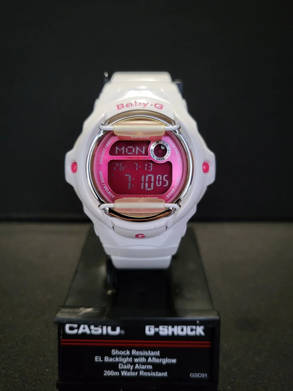 Casio Baby-G BG-169R White & Pink Digital Watch